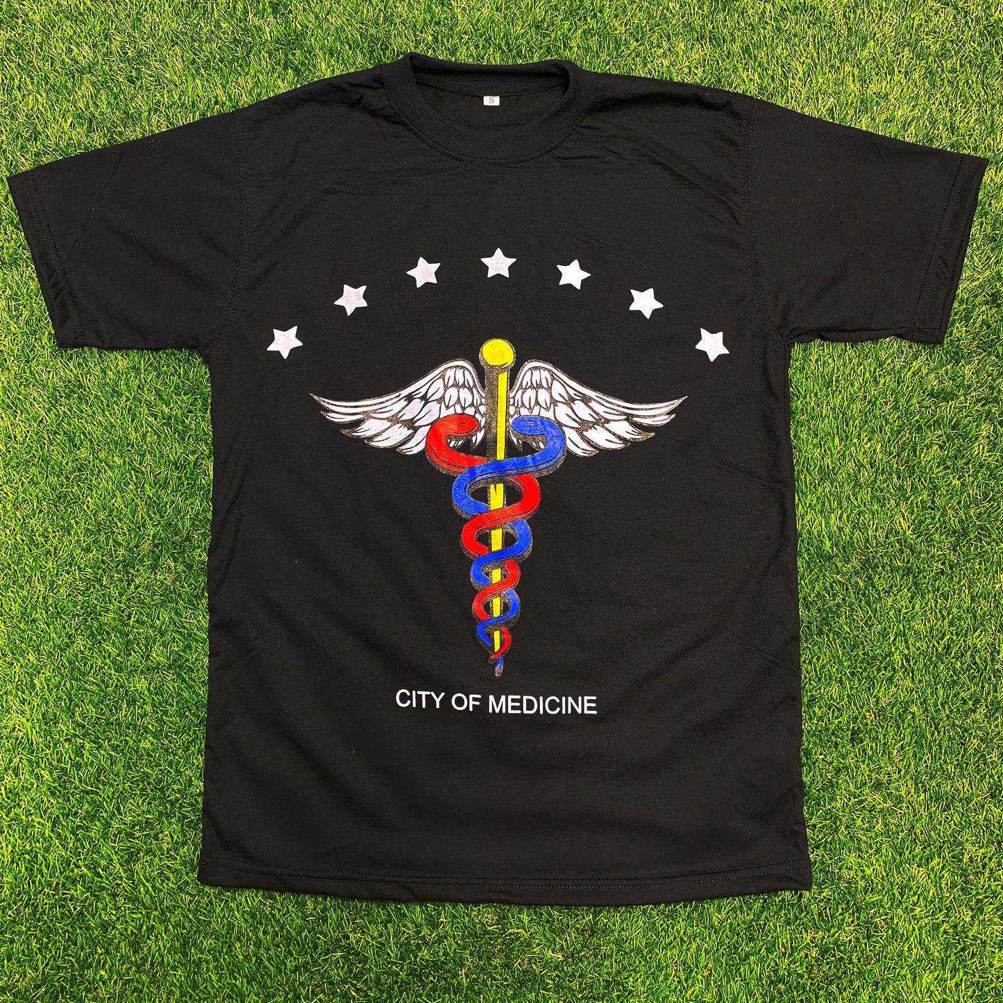 CITY OF MEDICINE Caduceus t-shirt