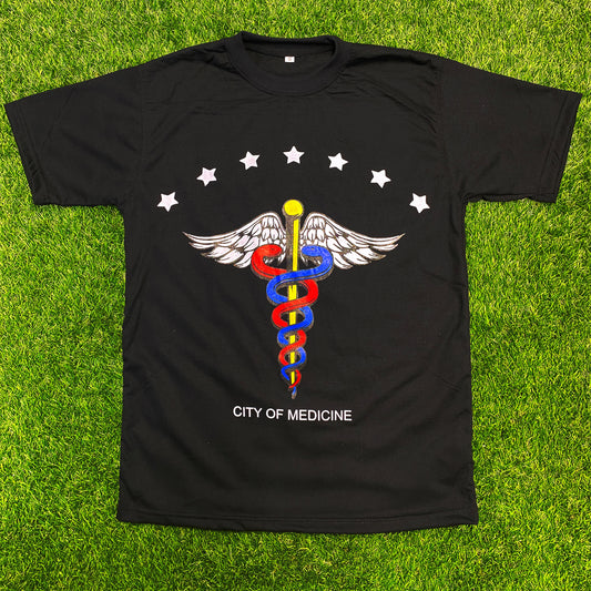 CITY OF MEDICINE Caduceus t-shirt